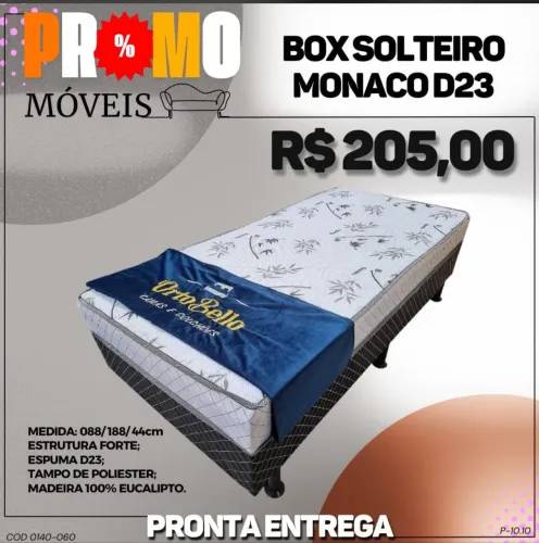 Box Solteiro Mônaco D23