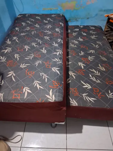 Cama dupla solteiro