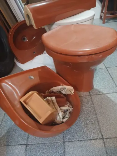 Vaso sanitário e pia