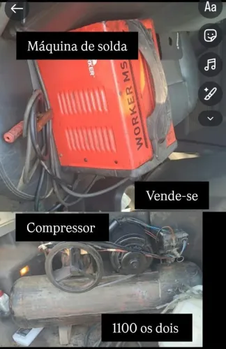 Compressor/máquina de solda