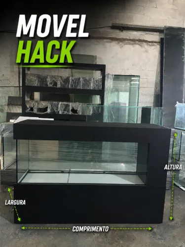 Aquário 120x50x50 8mm - 300L ? Móvel hack
