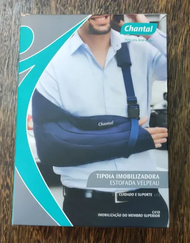 Tipoia Ortopédica Imobilizadora Braço/ Ombro Chantal + Caixa - Pouco Uso