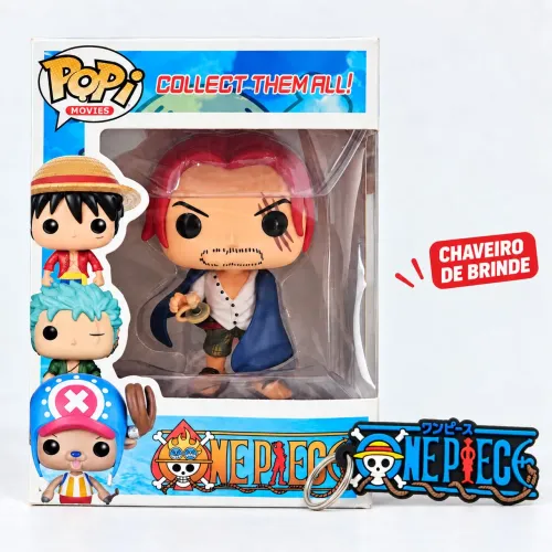 Boneco Shanks One Piece Estilo Pop Importado + Brinde