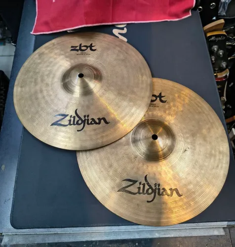 Chimbal zildjian zbt hi hat 14 novo liga b8 super timbre melhor marca do mercado 