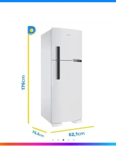 Geladeira Brastemp frost free Branca