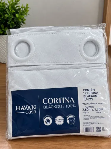 Cortina para varão 2m