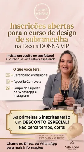 Curso de design de sobrancelhas