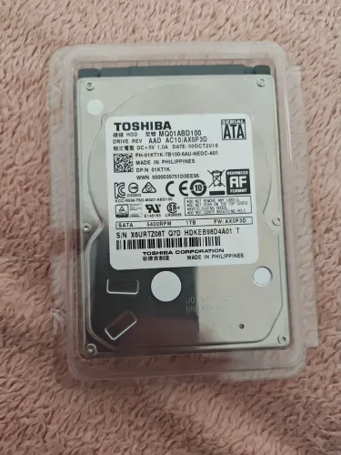 HD Interno Toshiba MQ01ABD100 de 1 TB, 2.5" SATA III para Notebook