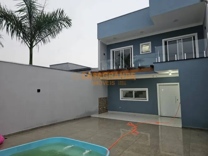 Casa/Sobrado nova com piscina a venda 02 quartos no Res, Parque dos Sinos- Jacareí SP