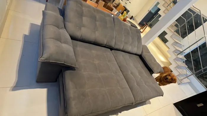 Sofá retrátil reclinável 2,50