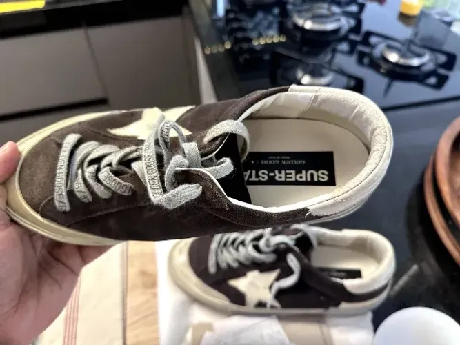 SUPERSTAR SOEDE Tênis Golden Goose Marrom