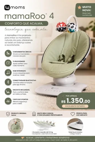 Mamaroo 4 - Cadeira de Bebê 