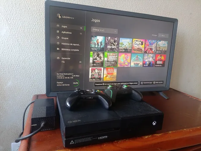 Xbox one 1 tera 2 controles