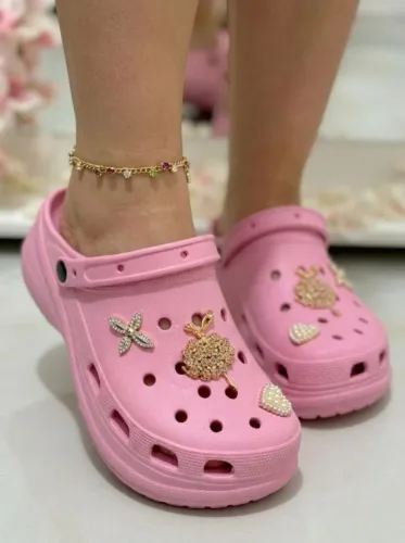 Crocs Plataforma Decorativa TAM35