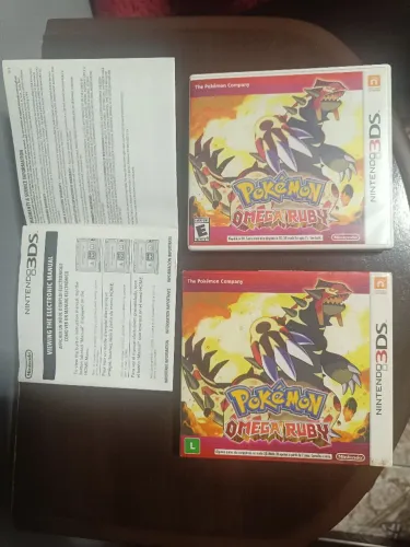 Pokémon omega Ruby completo com luva e manual Nintendo 3ds