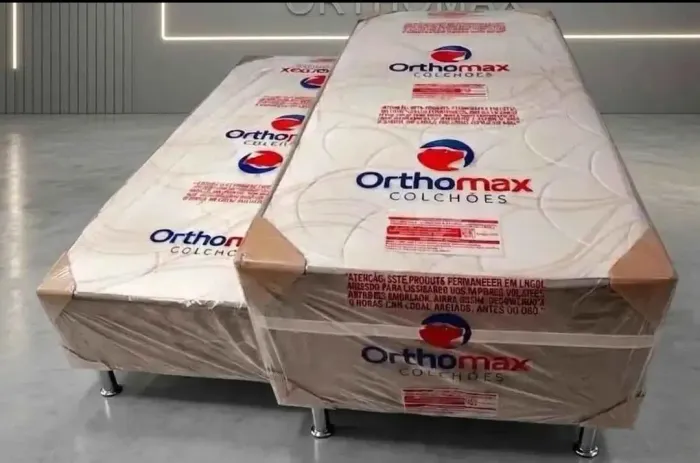 Camas Novas 2 em 1 box solteiro com espuma conjugadas D 28.