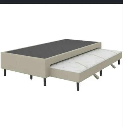 Box solteiro com cama auxiliar 