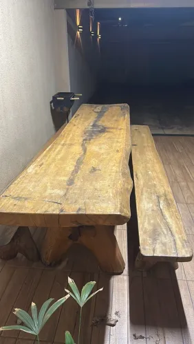 Mesa madeira chapa única