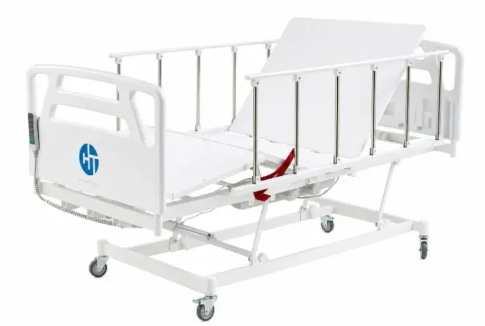 Cama Hospitalar Automatizada 3 Movimentos Luxo Grade Empilhável PH-113GE c/ Colchão D28
