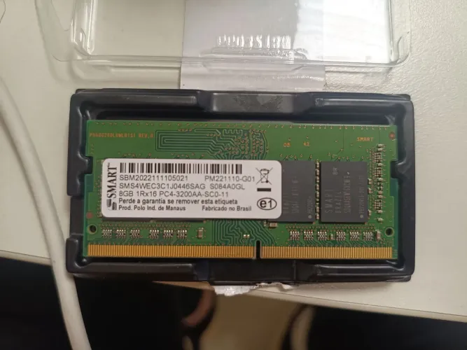 Memória ram ddr4 8gb notebook