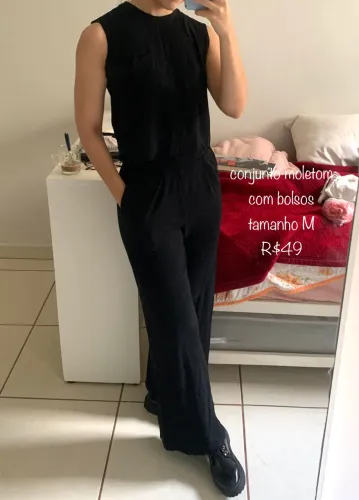 Conjunto moletom preto