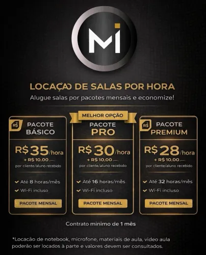 Sala de Coworking para Estudos, Reuniões e Aulas