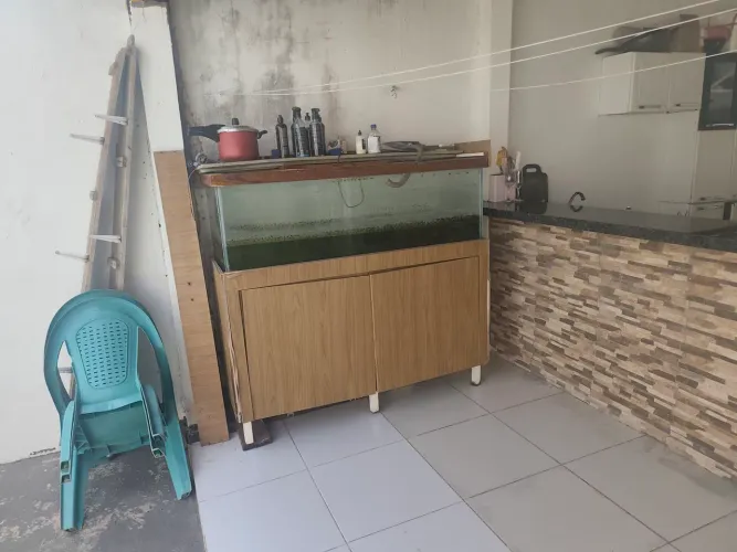 Aquário 350l com base R$800,00