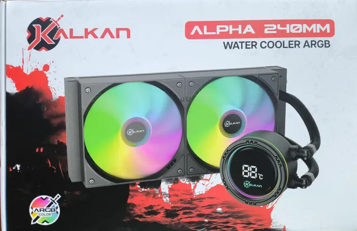 Water Cooler Kalkan Alpha 240 ARGB com Display 