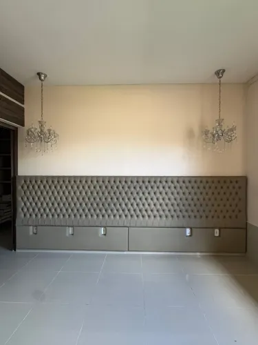 Cabeceira Premium Couro Sintético king Size 