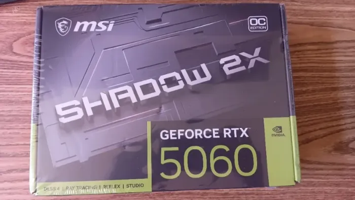 RTX 5060 MSI Shadow 2X OC 8GB - 100% Nova  