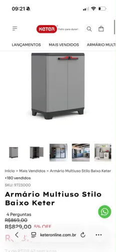 Armário multiuso de luxo - Ketter