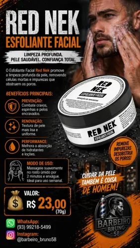 Esfoliante facial REDNEK 