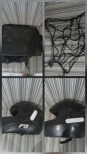 2 Capacetes usados (kit completo)