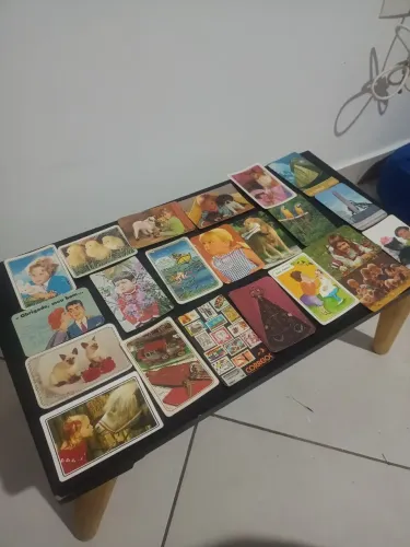 Calendario de bolso antigos