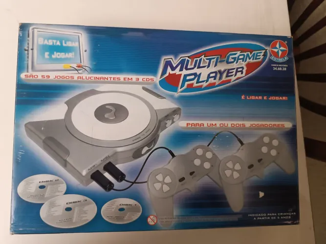 Console Multi - Game Player, lançado pela Estrela