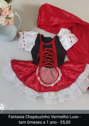 Fantasia Chapéuzinho Vermelho