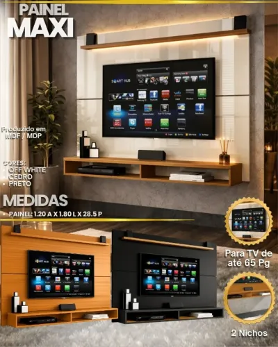 Painel para TV até 65 polegadas 