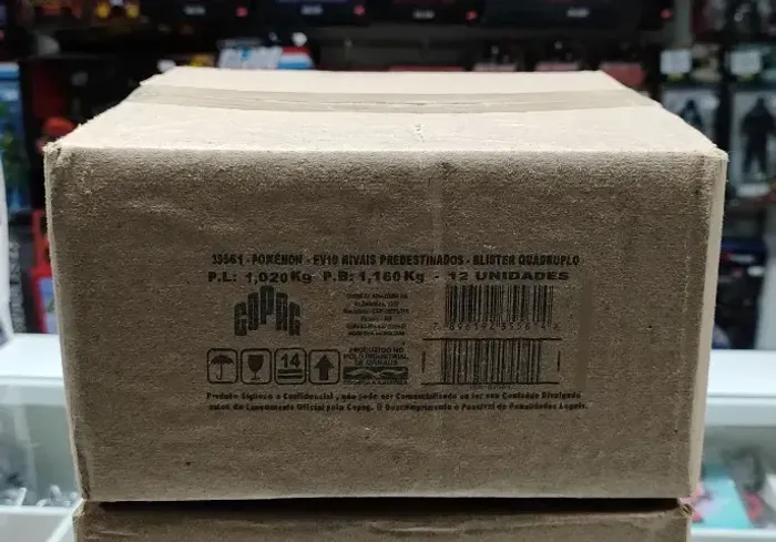 Case Lacrada Pokémon Blister Quadruplo Rivais Predestinado