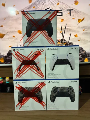 Controles PS5 (NOVOS E LACRADOS)Dualsense PS5 Garantia 1 Ano