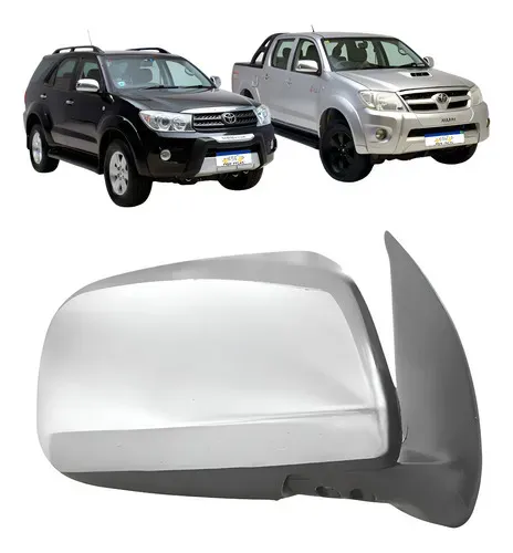 Retrovisor Cromado Hilux Sw4 2006 A 2015 Direito Eletrico