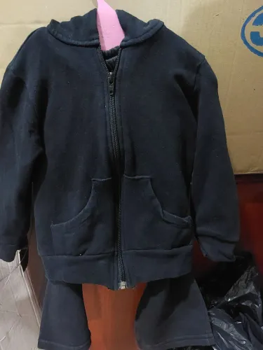 Blusa e Calça Infantil Preto - Tamanho 3