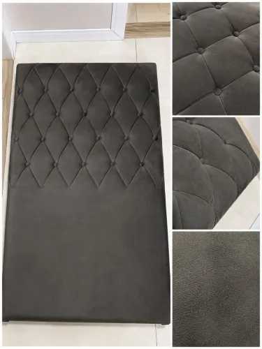 Cabeceira de solteiro estofada em excelente estado