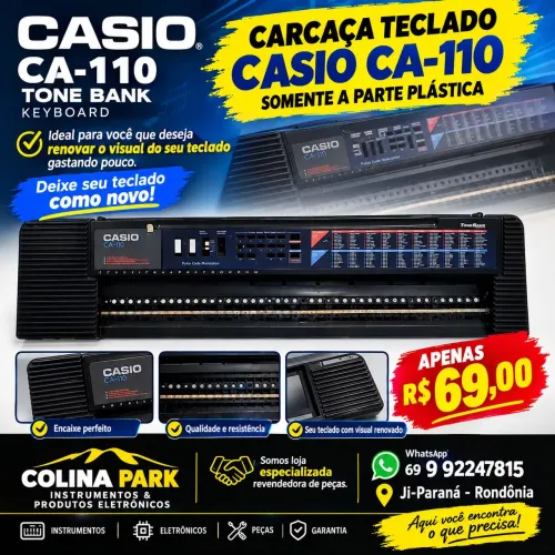 Carcaça Teclado Casio CA -110 (Casiotone)