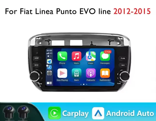 Multimídia Android para Fiat Punto
