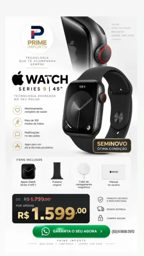Apple Watch Series 9, 45mm
