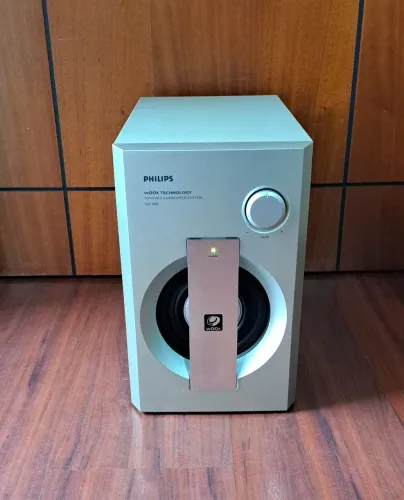 Subwoofer Philips Ativo 6" Duplo ( SW986 ) - Excelente
