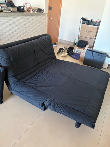 sofá cama ligne roset azul marinho