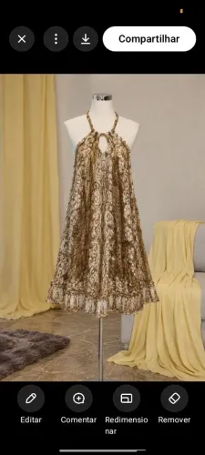 Vestido M, brechó só uma vez usado, 19,90