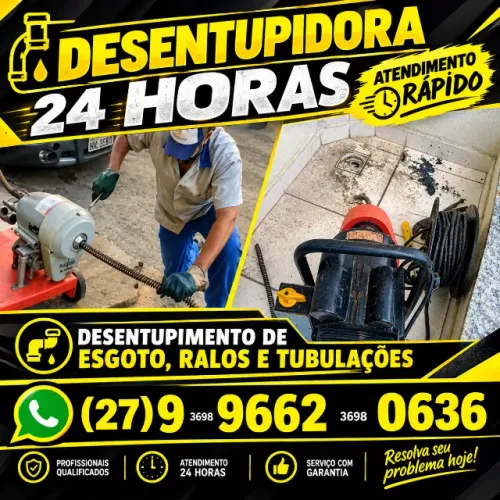 DESENTUPIDORA APRIJO 24H SERVICOS DE LIMPEZA E DESENTUPIMENTO