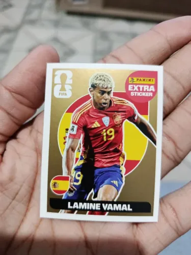 Figurinhas da copa Lamine Yamal Ouro